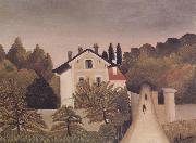 Henri Rousseau Landscape on the Banks of the Oise oil painting artist